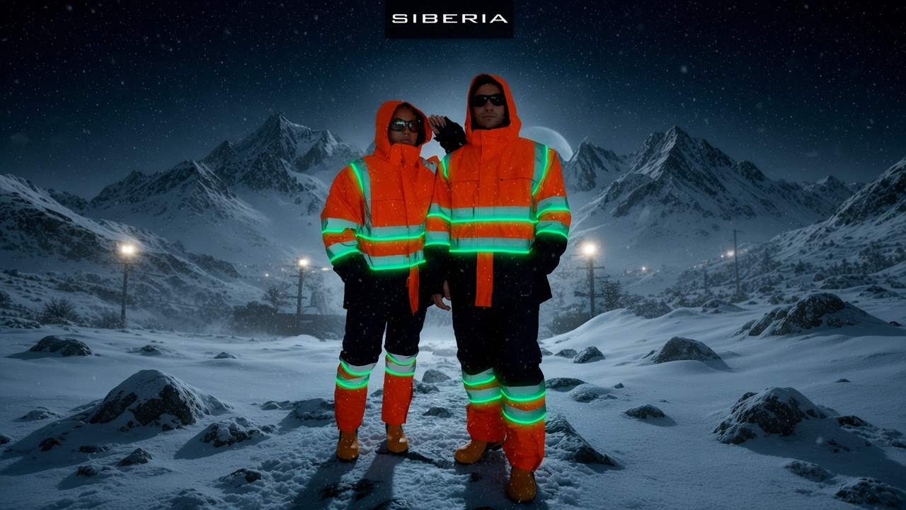 Parkas Siberia de alta visibilidad